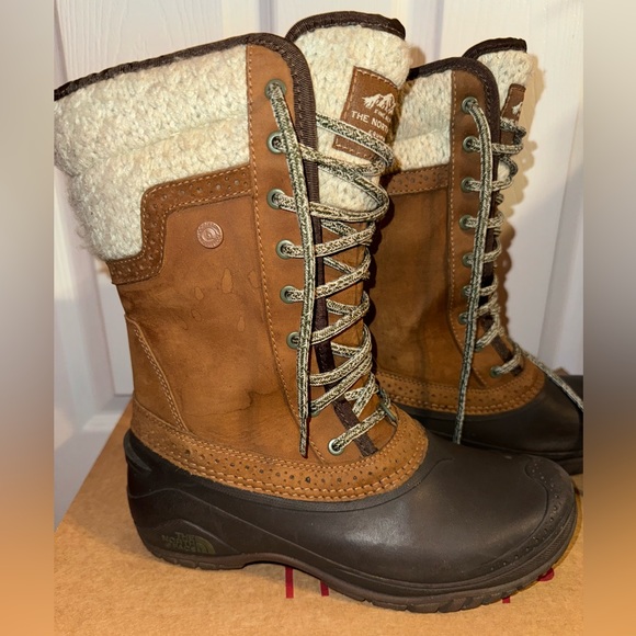 Northface Womens Shellista II Brown Snow Boots size 7 - Picture 2 of 10